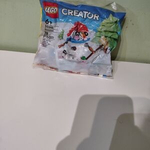 NWT LEGO Creator 78 Pieces Snowman 30645 Christmas Set Poly Bag Holidays Winter